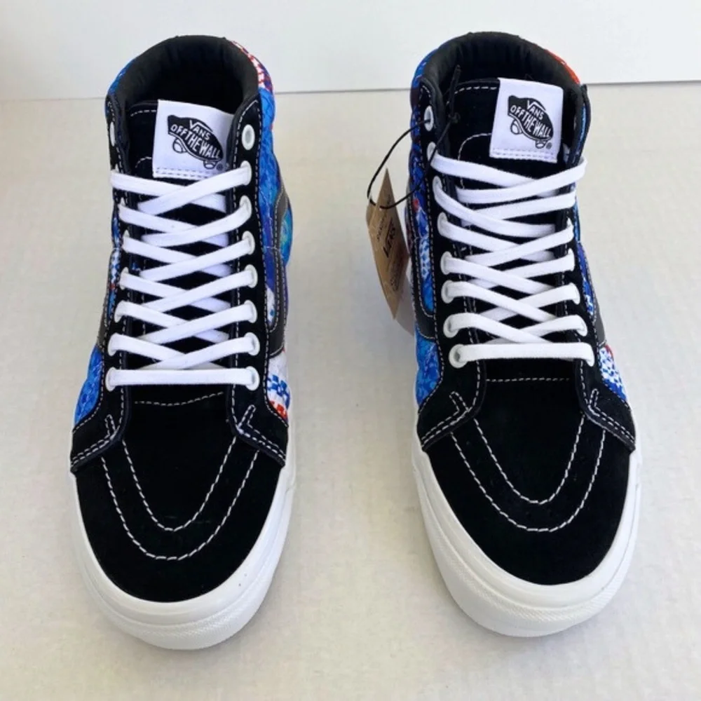 NEW Vans SpongeBob Sandy Liang Sk8-Hi 38 DX Shoes Patchwork 7 Women / 5.5 Men - Picture 5 of 16